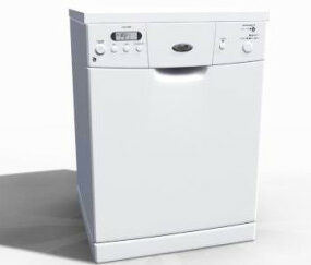3д модель современной стиральной машины