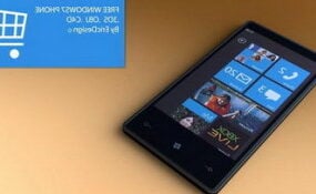 Windows 7 Mobile Phone 3d model