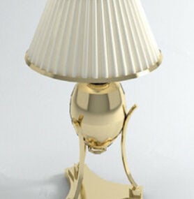 White Luxury Lamp 3d model