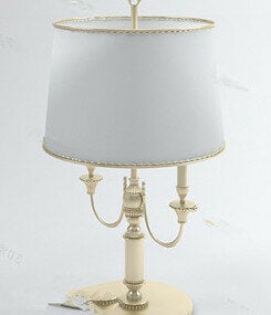 Elegant bordlampe 3d-modell