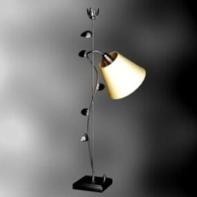 אישיות יצירתית ודגם 3D מנורת רצפה אלגנטית בסגנון אירופאי