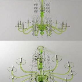 The Fashion Crystal Chandeliers 3d model
