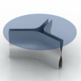 Transparant salontafel 3D-model
