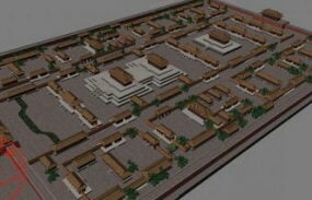 Chinees keizerlijk paleis 3D-model