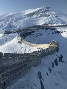 Great Wall Exterior Scene דגם תלת מימד