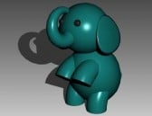 पशु कठपुतली हाथी 3डी मॉडल