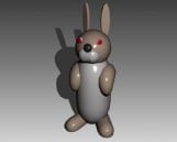 동물 인형 토끼 3d 모델