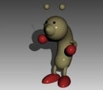 Modello 3d della formica marionetta animale