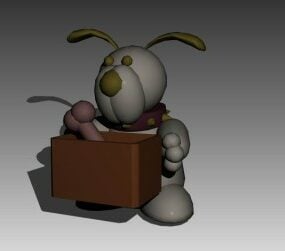 Animal Marionnette Chien modèle 3D