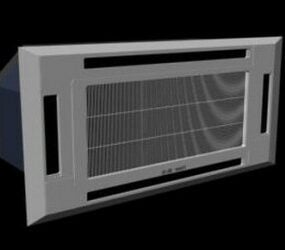 Modello 3d della cassetta da soffitto per elettrodomestici