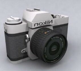 Mô hình 3d máy ảnh kỹ thuật số Nikon