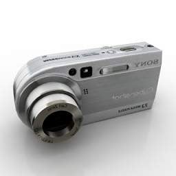 Dijital Kamera 3d modeli