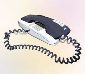 3д модель линейного телефона