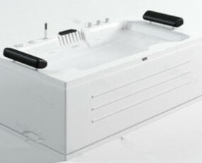 स्वच्छ बाथटब 3डी मॉडल