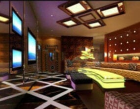 Deluxe Relax Interior Room 3d μοντέλο