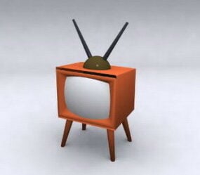 Vintage τηλεόραση 3d μοντέλο
