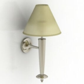 3д модель старинной прикроватной лампы