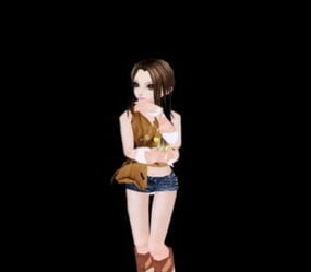 Танцующая девушка Бесплатная 3d модель