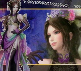 نموذج شخصية Dynasty Warriors ثلاثي الأبعاد