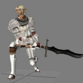Lineage Game Character 3d model