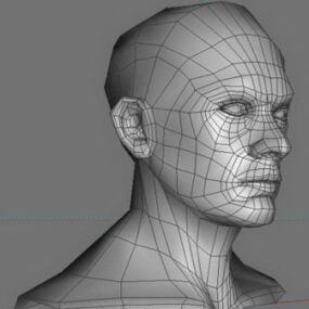 Голова та шия 3d модель частини тіла