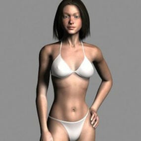 Sexy 3d-modell for kvinner