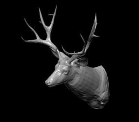 Deer Head 3d-modell