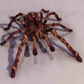 Spindeldjur 3d-modell