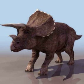 Model 3D zwierzęcia nosorożca