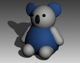 पशु भालू कठपुतली 3डी मॉडल