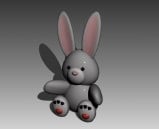 Animal Rabbit Puppet 3d-modell