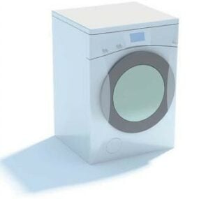 Edestä täytettävä pesukone 3d-malli