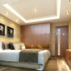 Hotelzimmer-Design-Innenszene