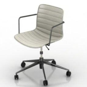 Modelo 3d de cadeira inclinável de escritório