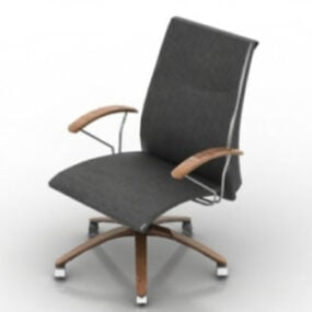 Komputerowe krzesło pasowe Model 3D