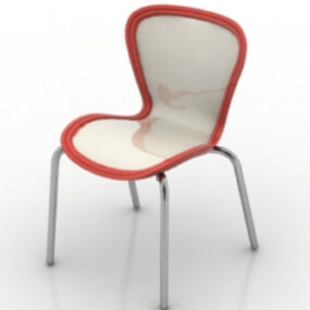 Diseño de silla creativa modelo 3d.