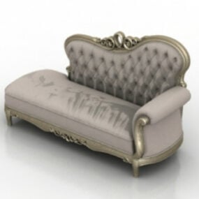 Vintage Luxury Sofa 3d-modell