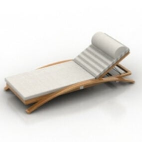 Кресло для отдыха у бассейна Бесплатная 3d модель
