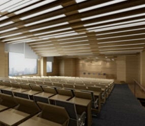Conference Room Space Design 3d model