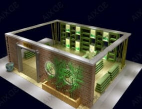 Thiết kế nội thất Không gian mô hình 3d