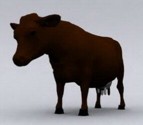 गाय का 3डी मॉडल