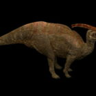 パラサウロロフス恐竜