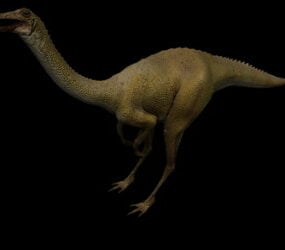 Model 3D dinozaura Longicollous