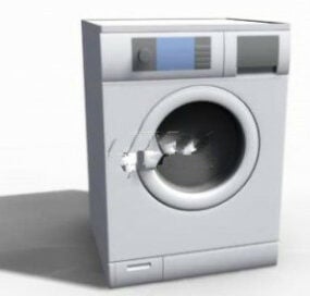 Modello 3d della lavatrice a tamburo