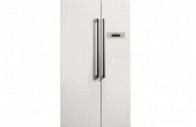 Mẫu 3d tủ lạnh hai cửa sang trọng