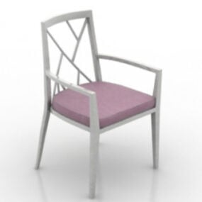 Jednodekorový 3D model židle