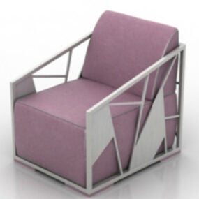 3д модель кресла Полигон