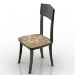 Vintage Single Old Chair דגם תלת מימד