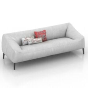 Model 3d Sofa Reka Bentuk Moden Kecil