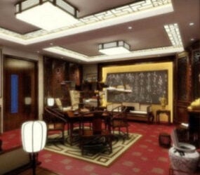 Indoor Entertainment Room 3d model